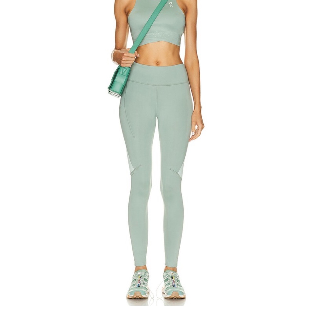 NWT [on running] moss green performance 7/8 tights